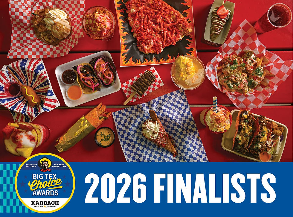 Texas State Fair announces Big Tex Choice Award Finalists