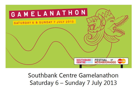 in lieu @ Southbank 25th Anniversary Gamelanathon
