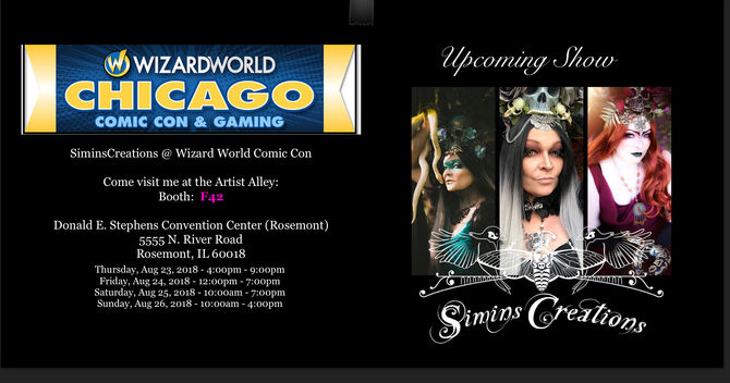 Aug 23 - 26 2018 Wizard World Chicago Show