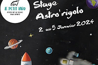 Stage Astro'rigolo Logo Petit Labo Rouen ateliers arts et sciences pour enfants
