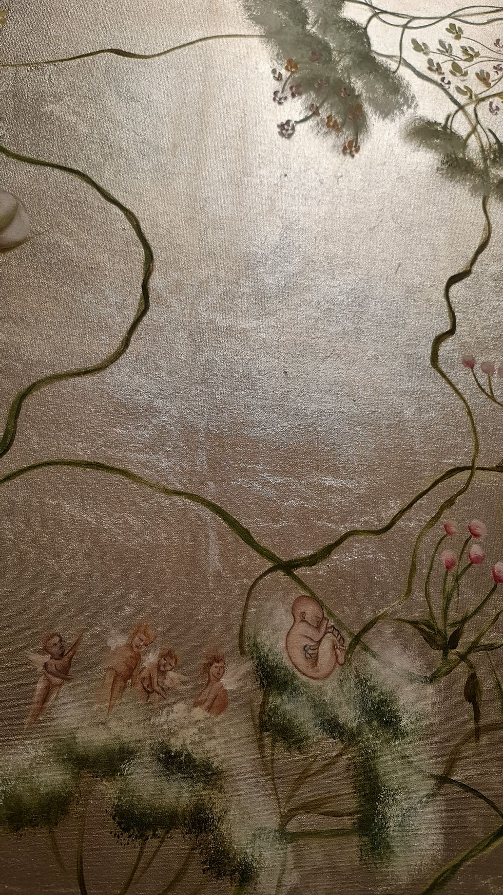 Thumbnail: Intricate root design in a stunning earth-themed artwork.