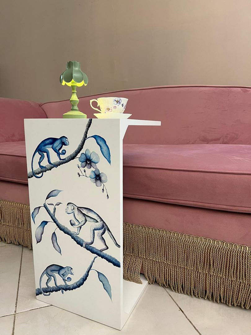 Thumbnail: hand painted side table