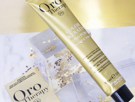 Oro Therapy 24k Color Keratin Oro Puro 100ml
ผมสุขภาพดีควบคู่กับการทำสีผมที่มีสุขภาพดี สีผมถาวร Oro Puro จาก Fanola สูตรนี้ปราศจากแอมโมเนีย ปราศจากSLS/SLES, PPD โดยสิ้นเชิง