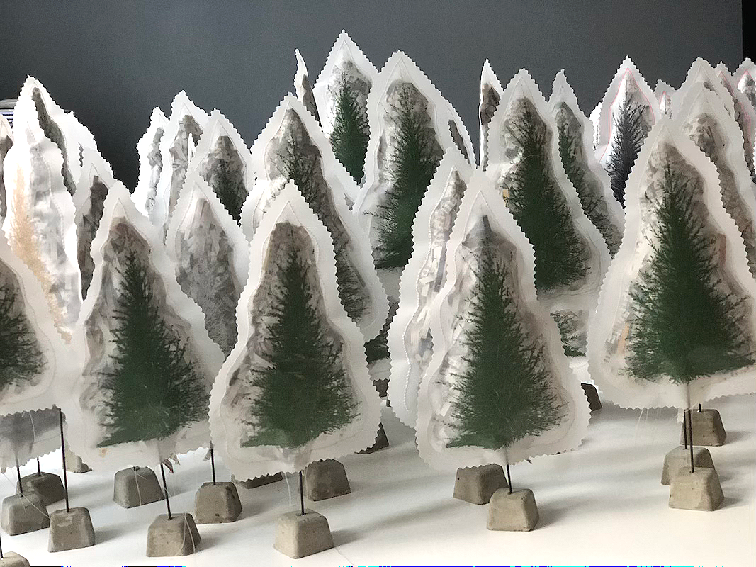 Weihnachtsbaum Papier