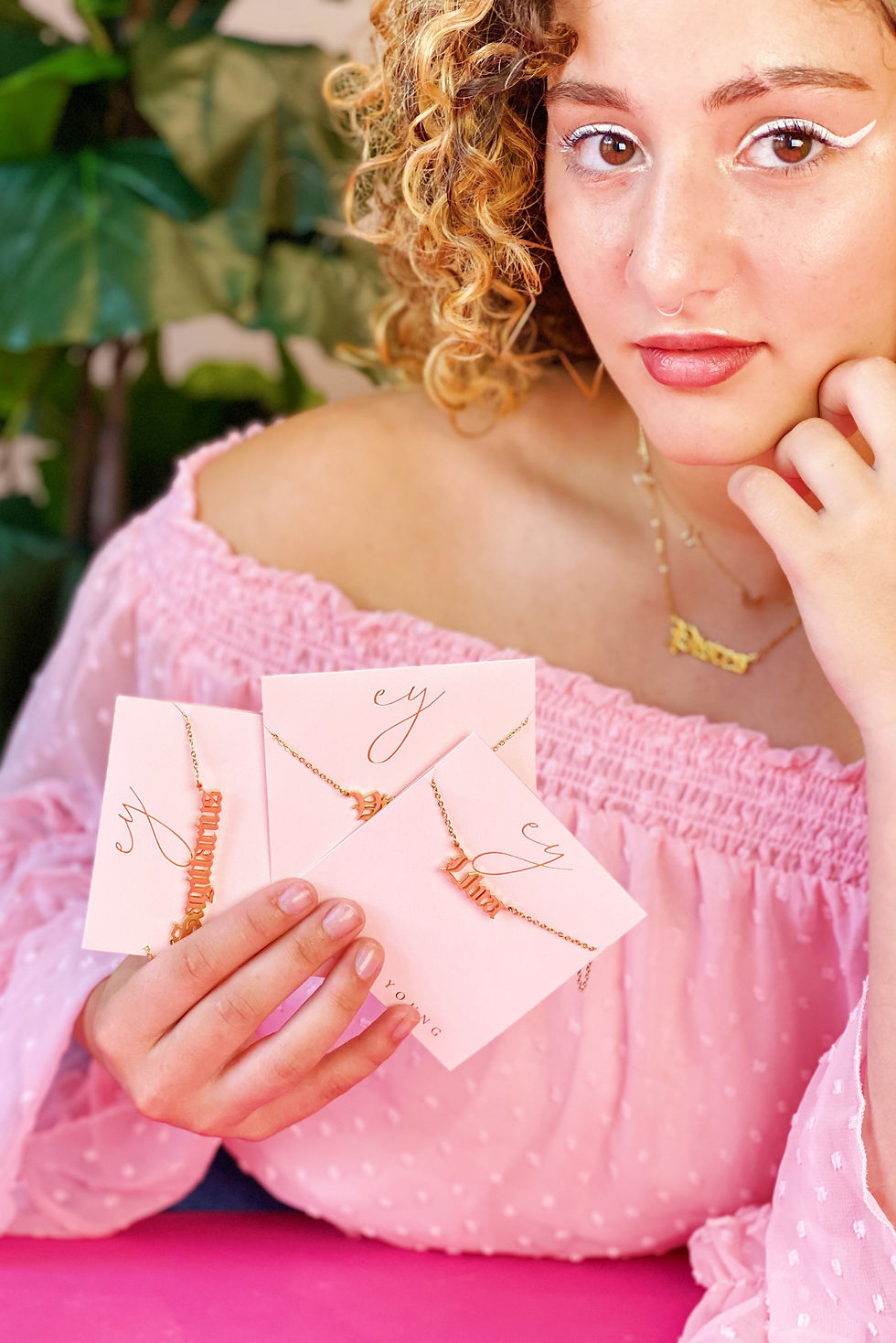 Thumbnail: Old English Zodiac Necklace