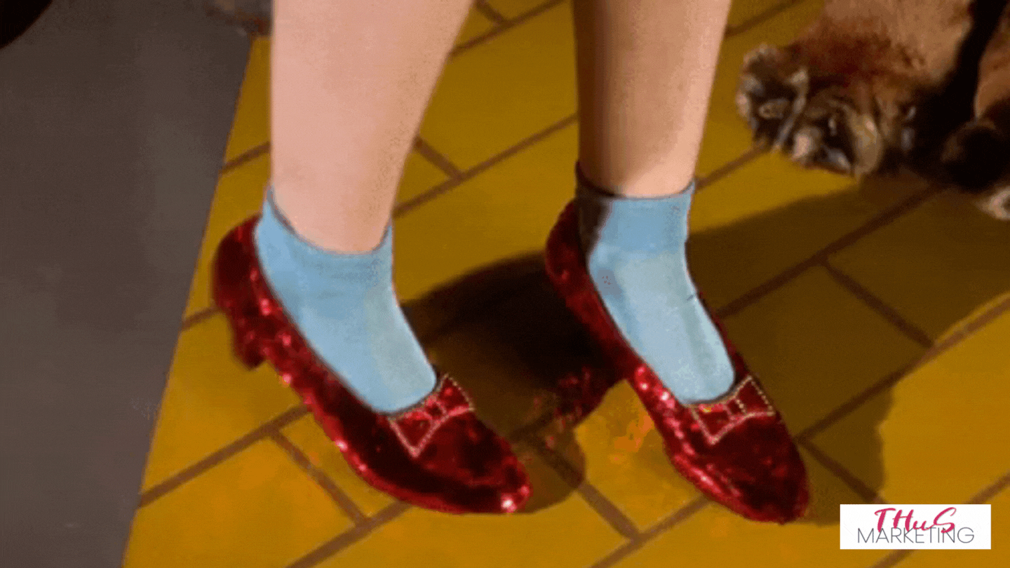 Ruby Red Slippers from Wizard of Oz