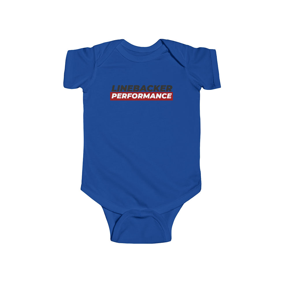 Thumbnail: Infant LINEBACKER PERFORMANCE Fine Jersey Bodysuit