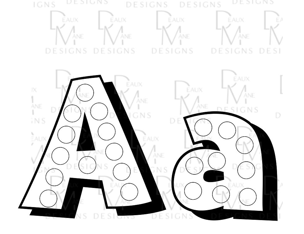 Thumbnail: Alphabet Polka Dot Party