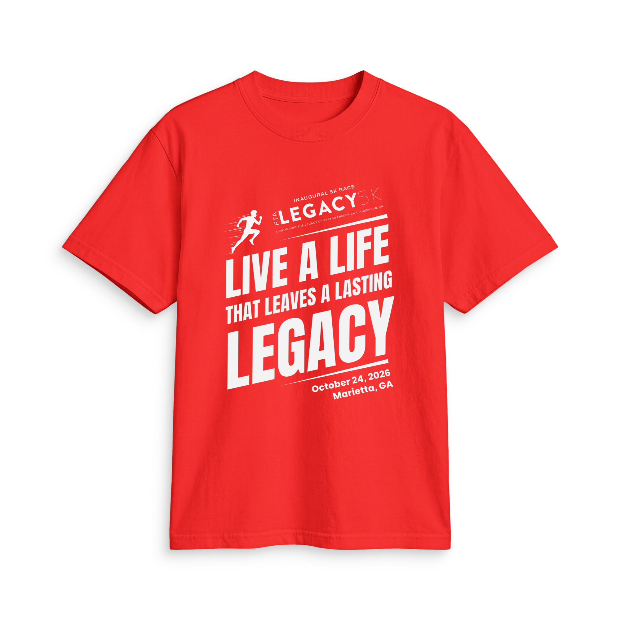FTA Legacy 5K Inauguaral Active Shortsleeve