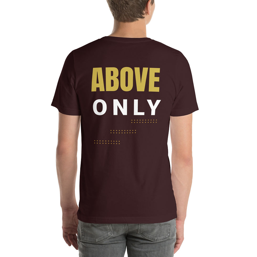 Thumbnail: ABOVE ONLY (28:13) Unisex t-shirt
