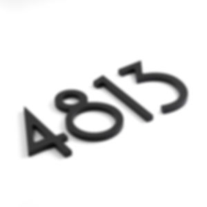 ART DECO HOUSE NUMBERS
