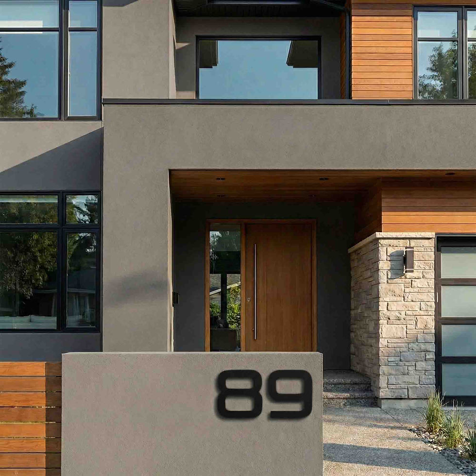 Thumbnail: BOLD ARCHITECTURAL HOUSE NUMBERS