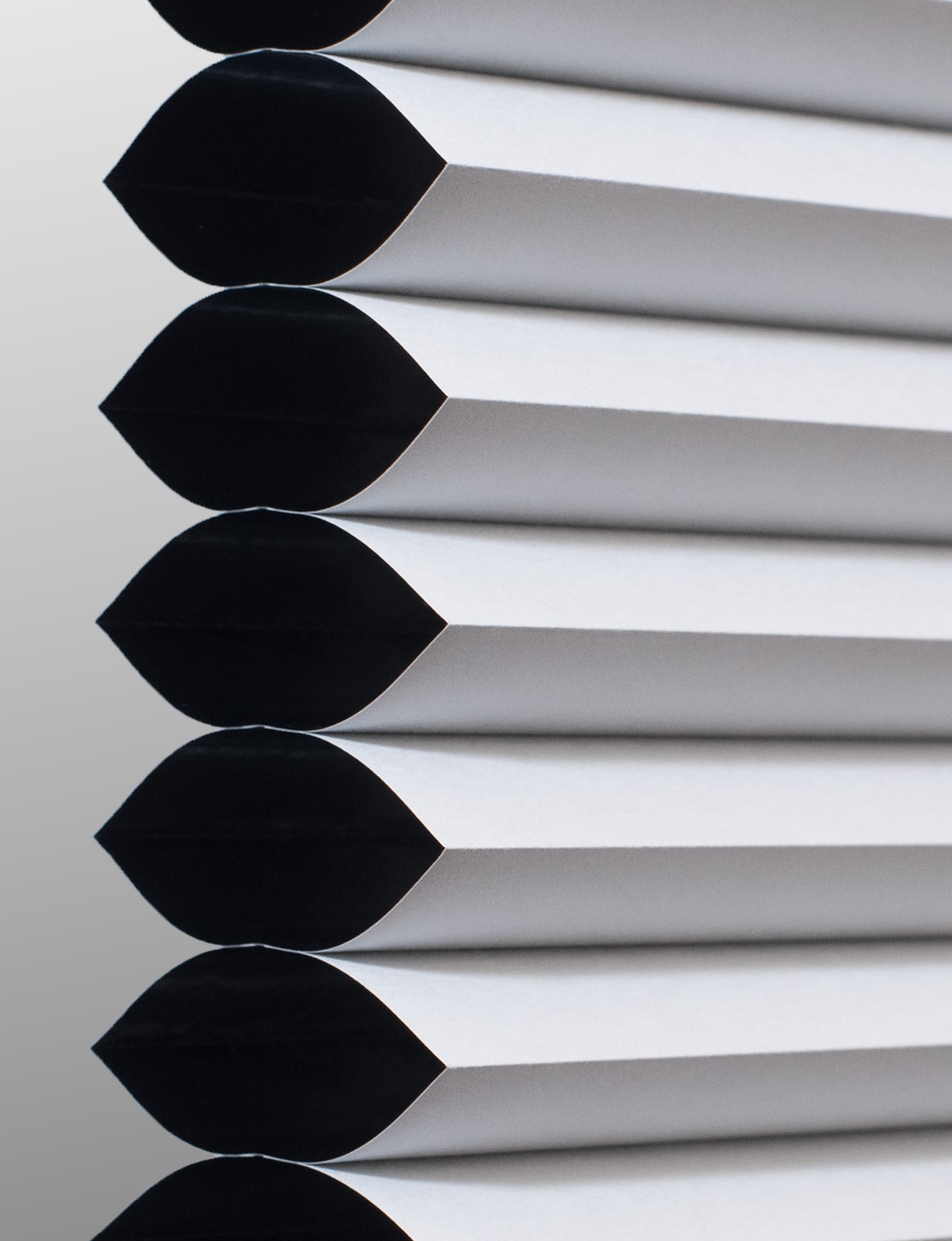 Gray Sheen Smooth cellular shade fabric swatch