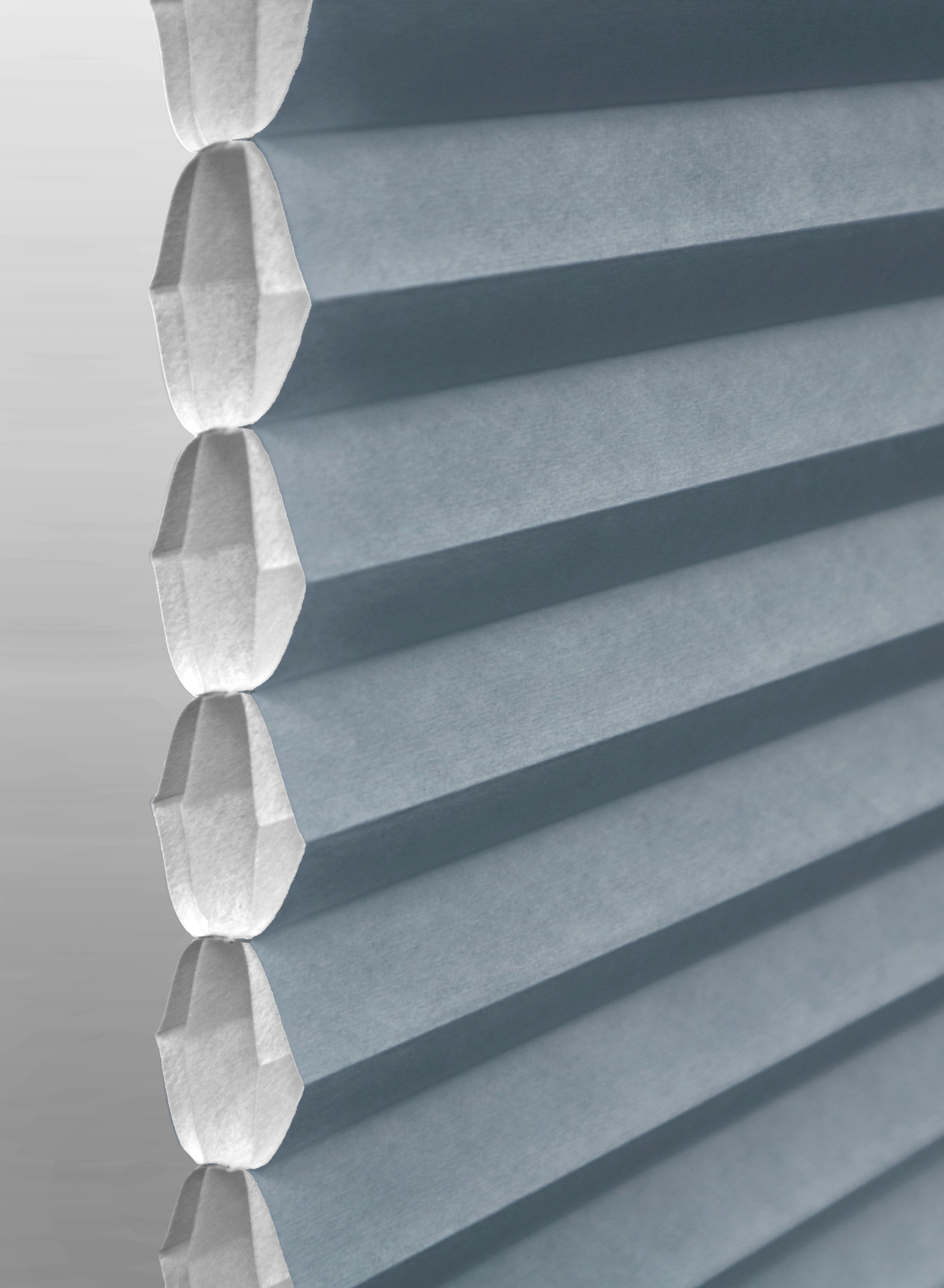 Blue Wind Cell-in-a-cell cellular shade fabric swatch