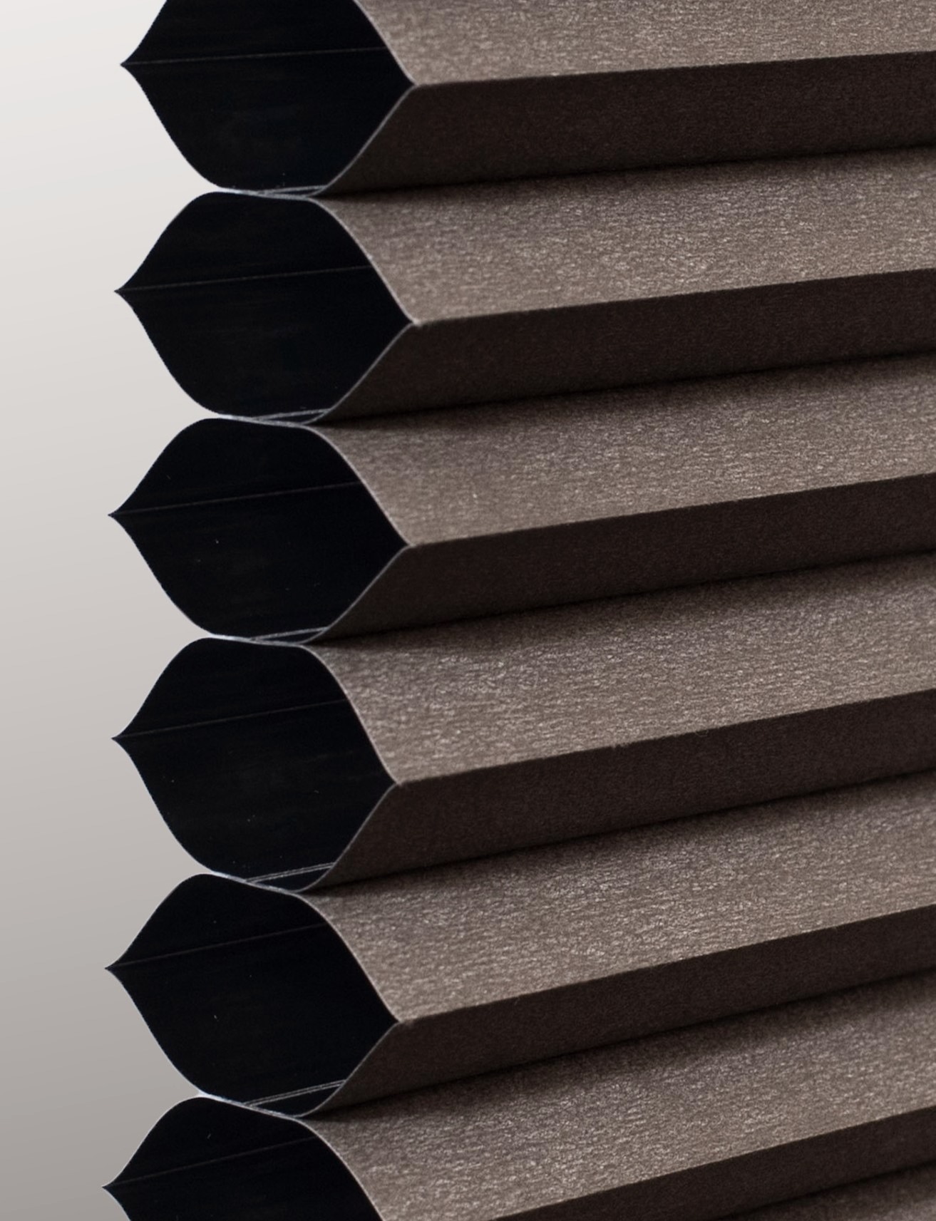 Slate Single cell cellular shade fabric swatch