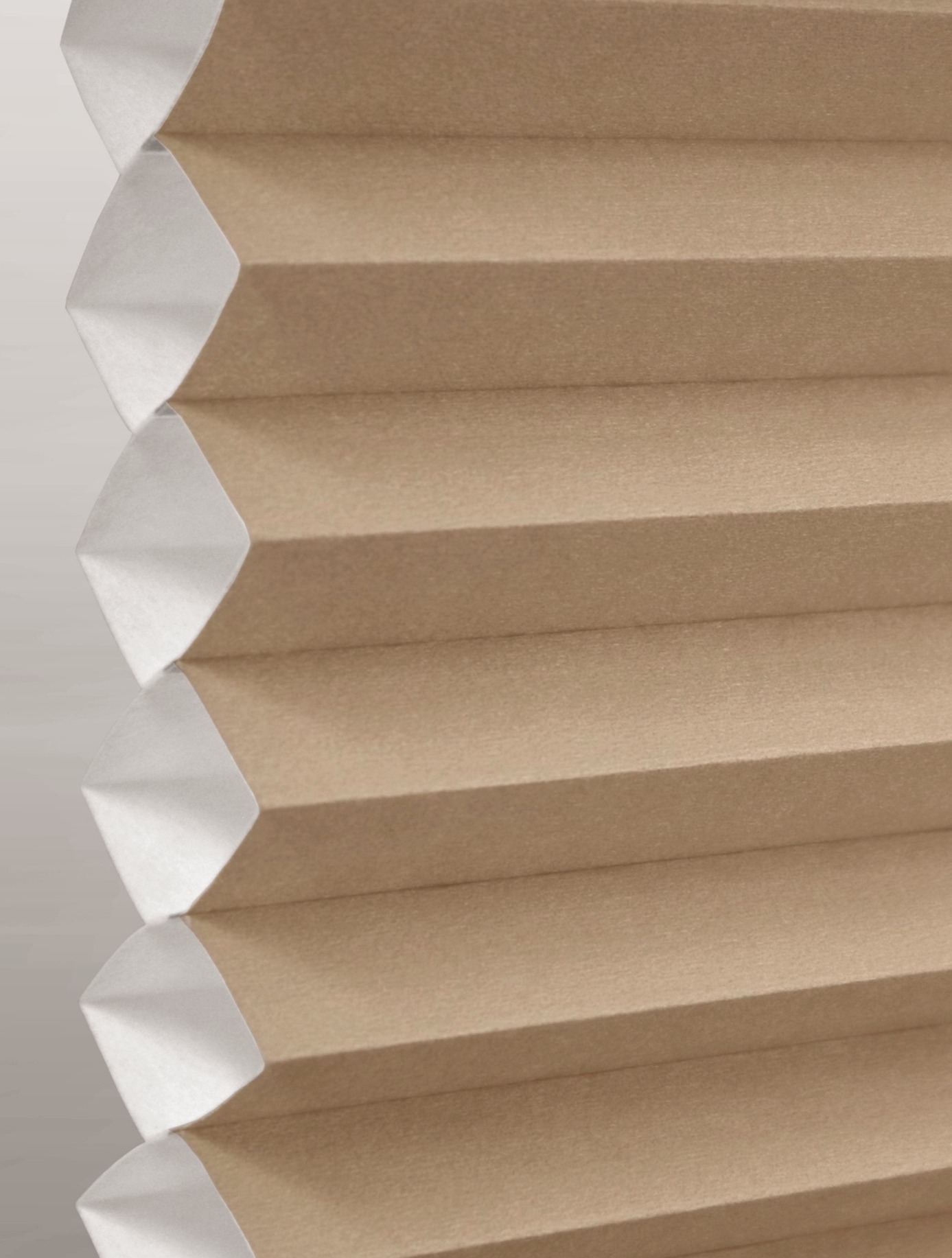 Stone Single cell cellular shade fabric swatch