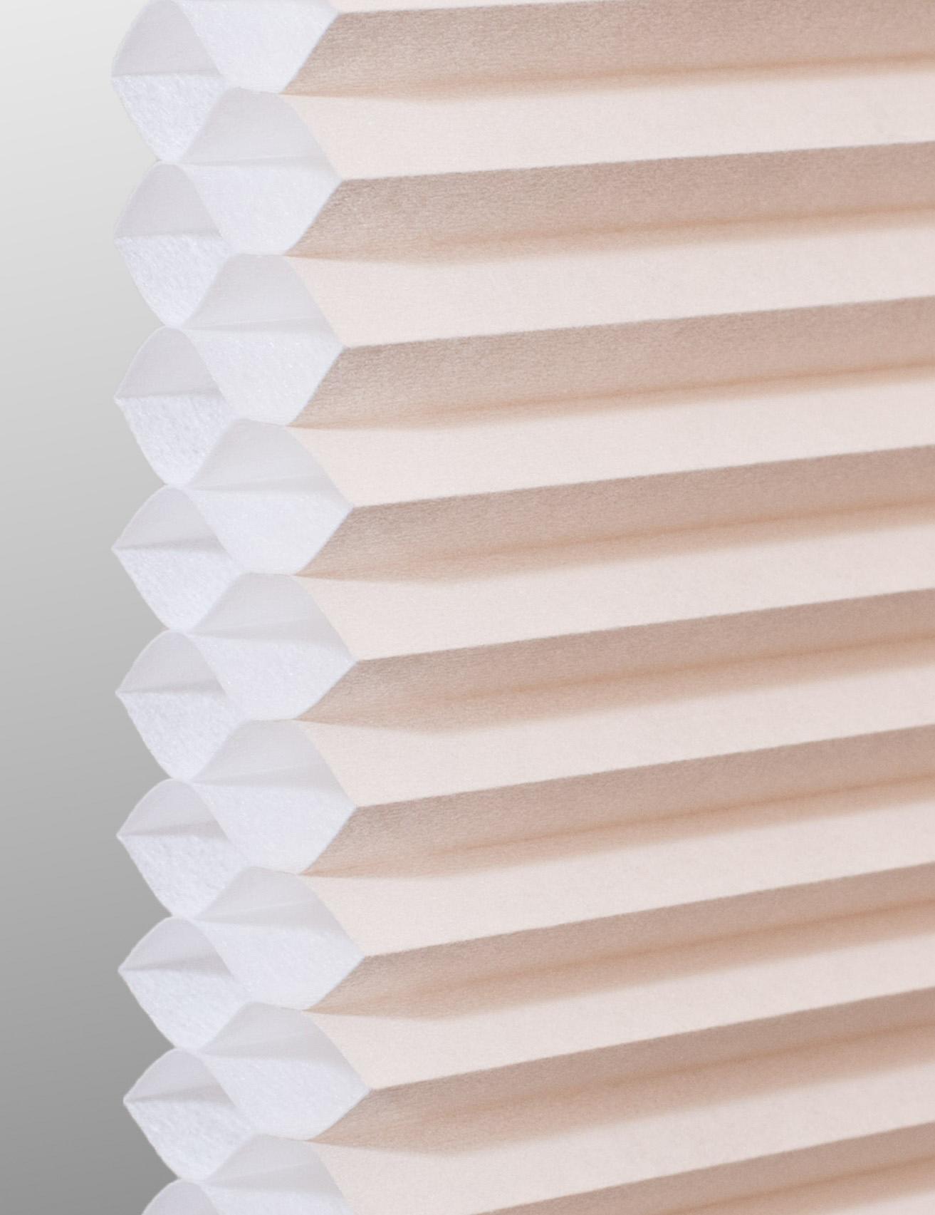 Alabaster Double cell cellular shade fabric swatch