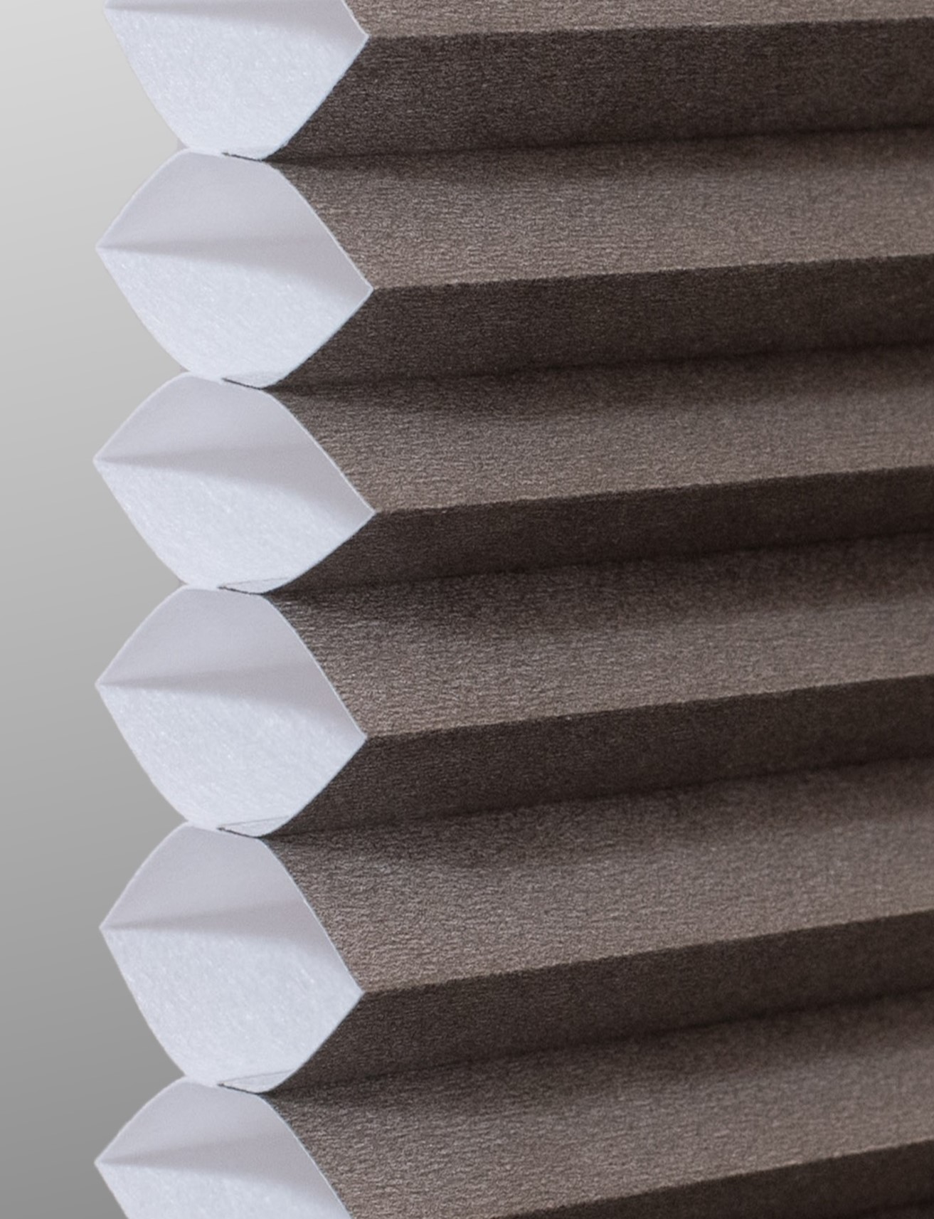 Slate Single cell cellular shade fabric swatch