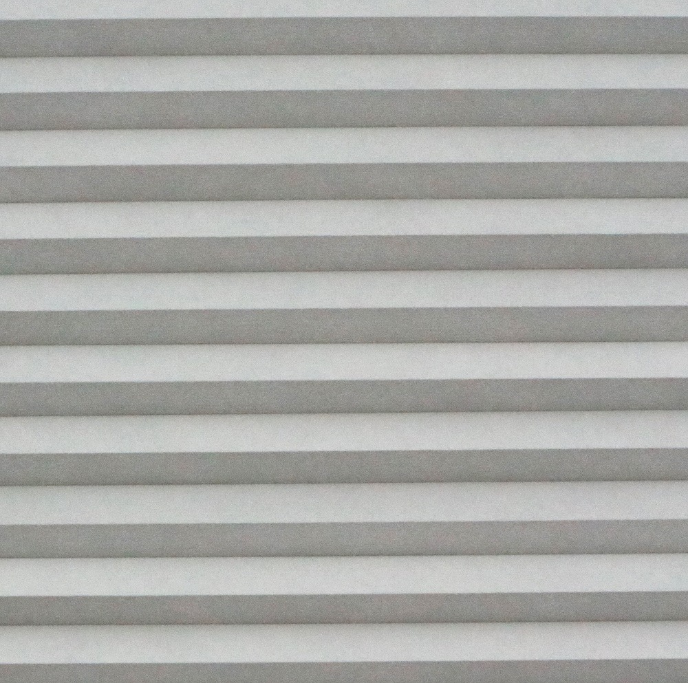 Gray Sheen stock cellular fabric