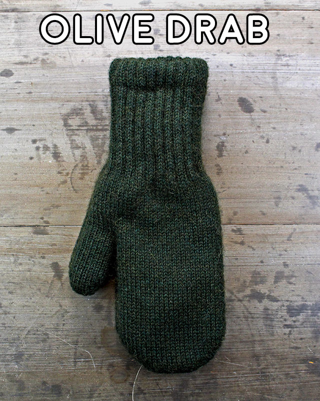 Thumbnail: Boucle Lined Alpaca Mittens