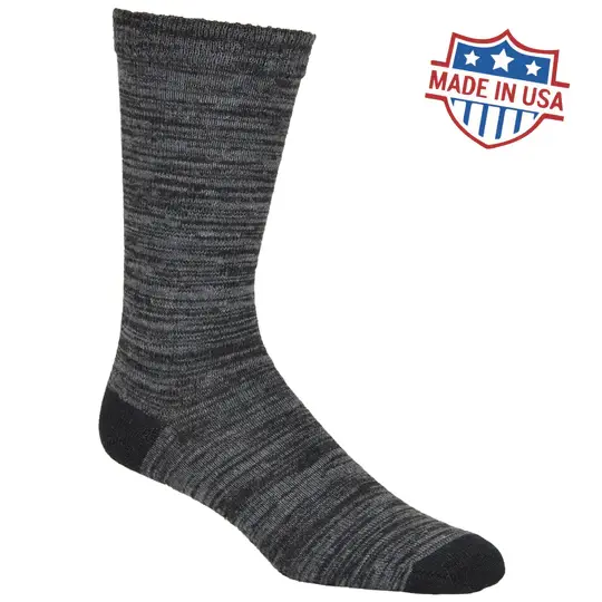 Thumbnail: gray marbled alpaca dress socks