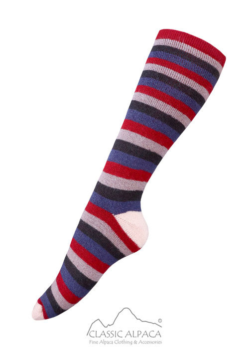 Thumbnail: Striped Thick Dress Socks