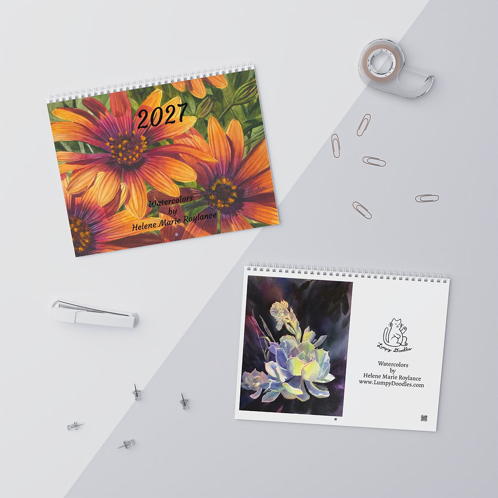 Thumbnail: 2027 Wall Calendar - Florals