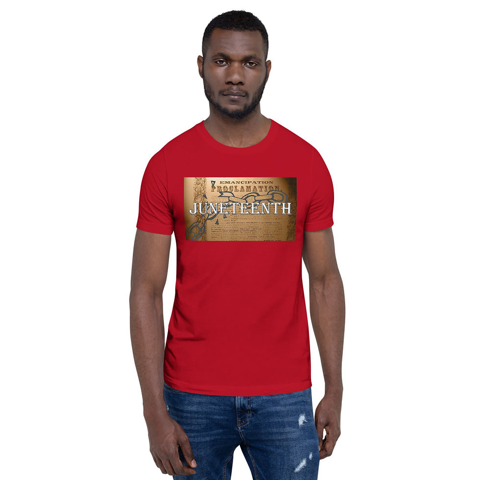 Thumbnail: Short-Sleeve Unisex T-Shirt-Juneteenth5