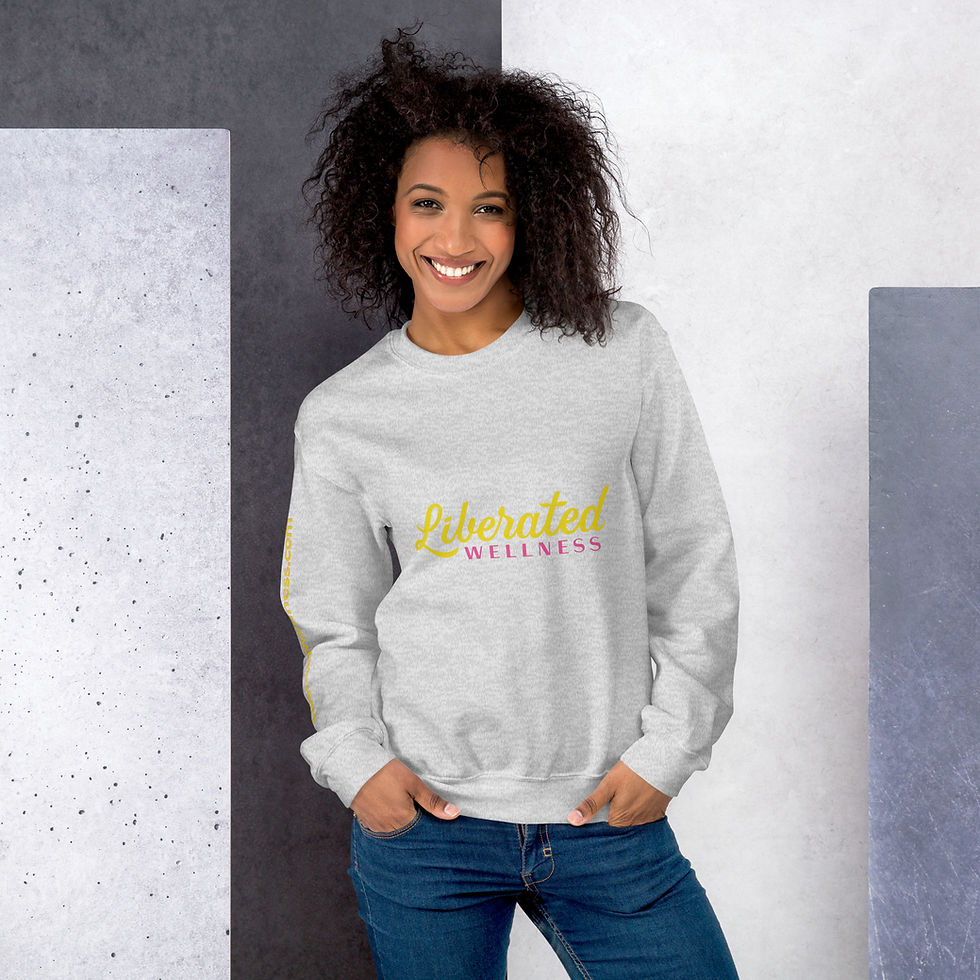 Thumbnail: Liberated Wellness | Unisex Crew Neck Sweatshirt