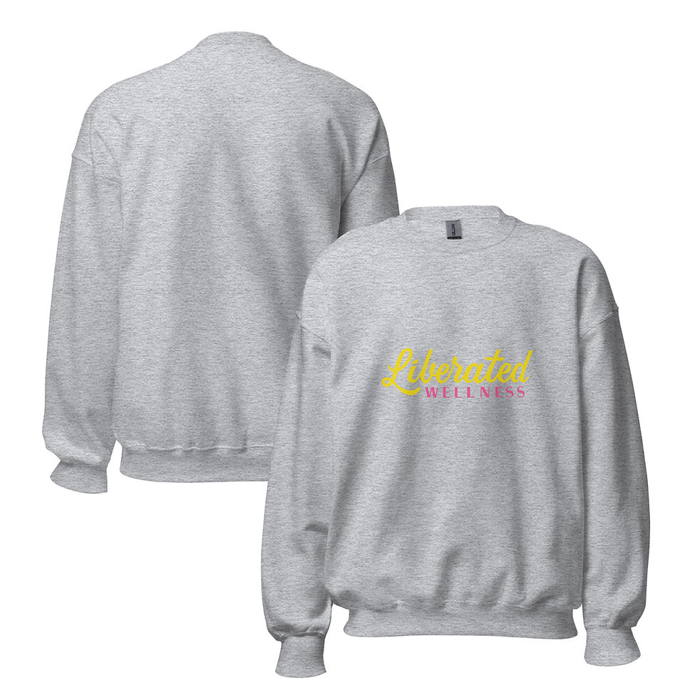 Thumbnail: Liberated Wellness | Unisex Crew Neck Sweatshirt