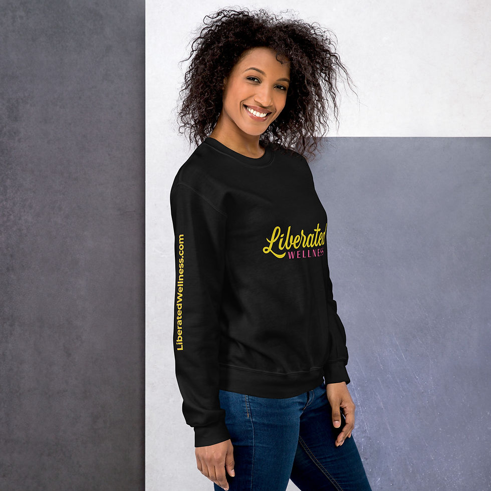 Thumbnail: Liberated Wellness | Unisex Crew Neck Sweatshirt