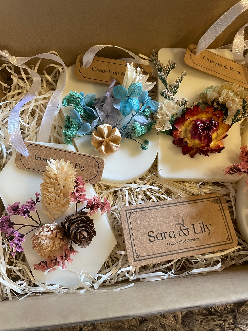 [Box of 1] Preserved Flowers Wax Sachet Candle