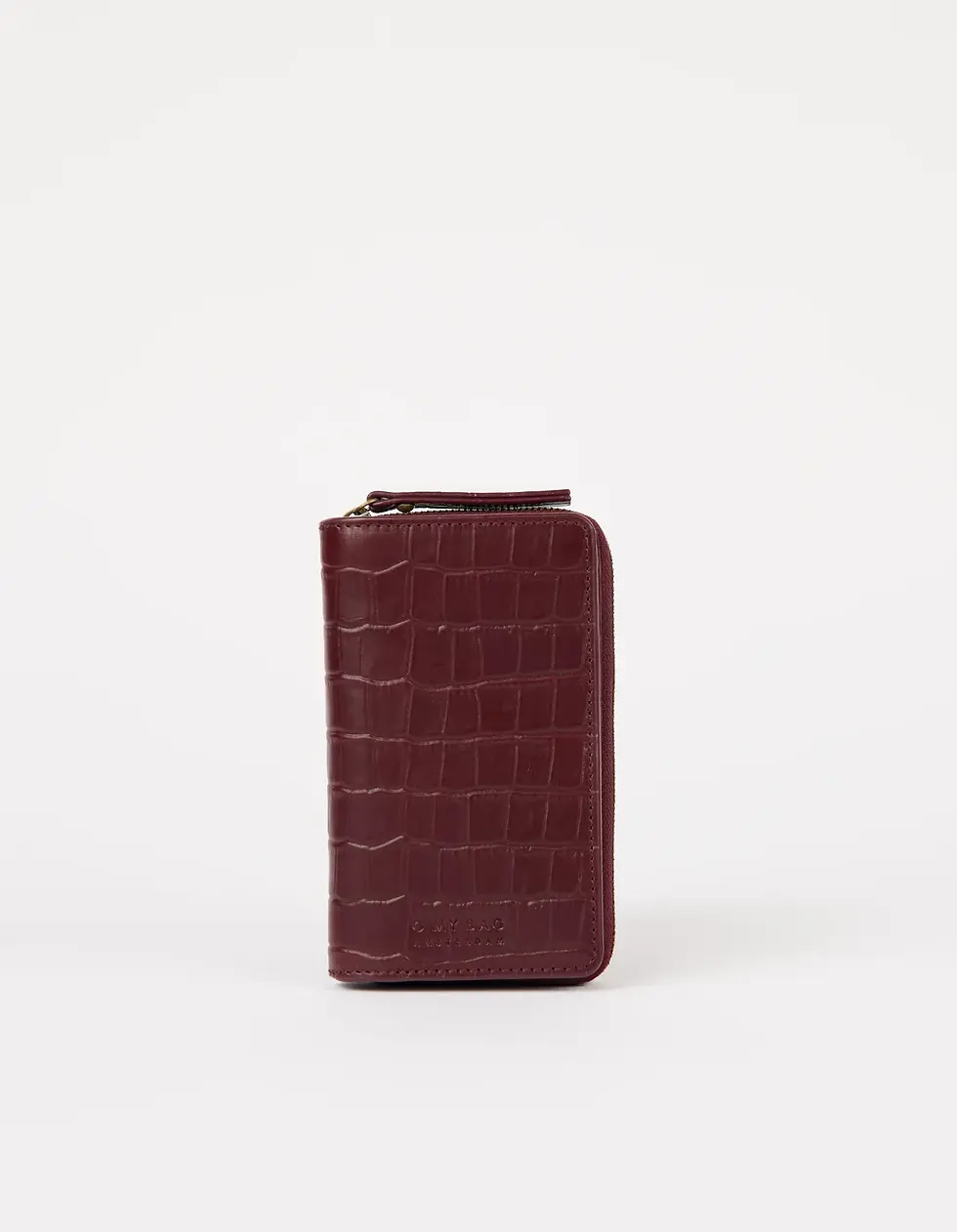 Thumbnail: O My Bag Jett Wallet - Kersenrood Croco