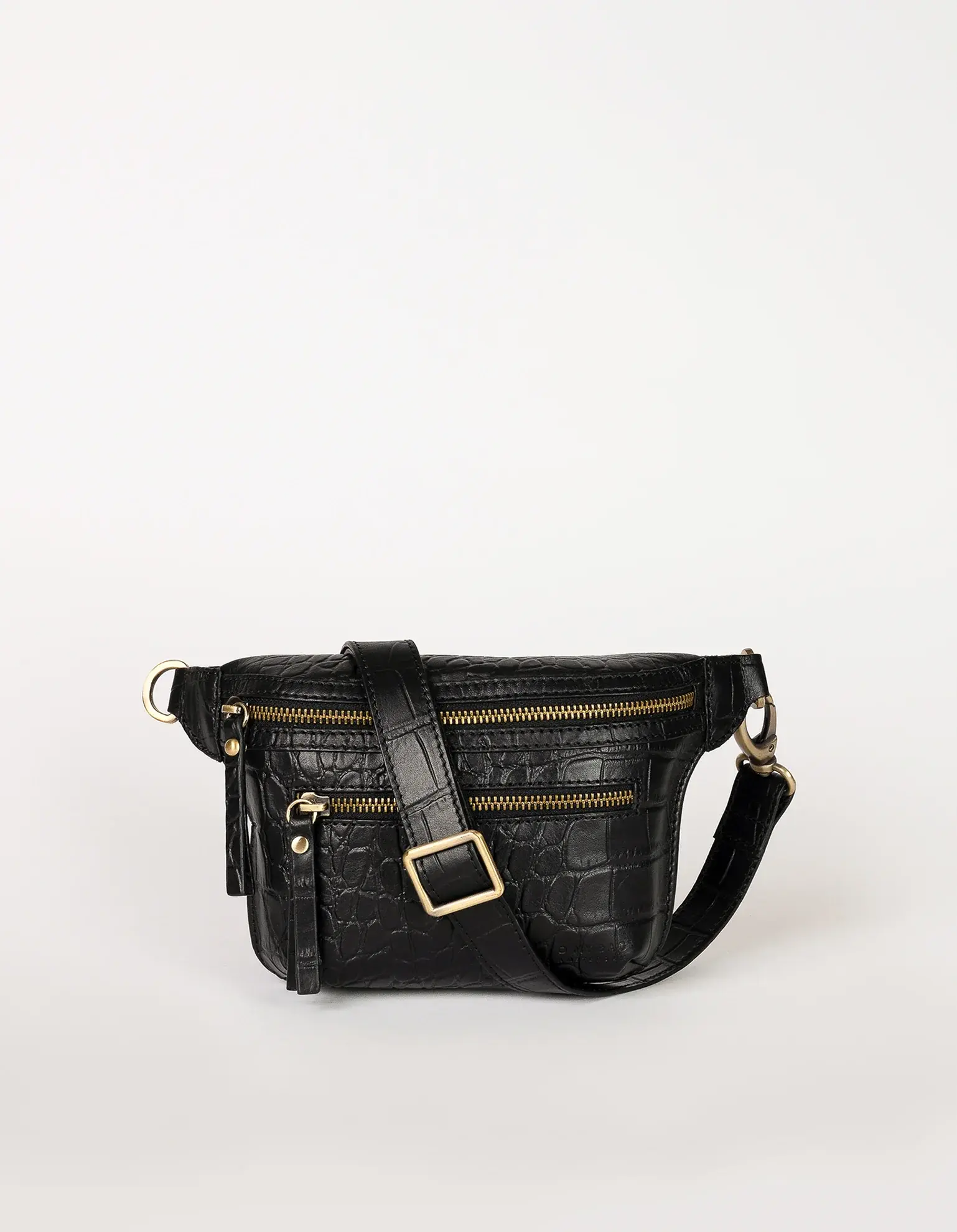 Beck's Bum Bag - Zwart Croco