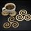 Thumbnail: wooden 'Triskele' coasters
