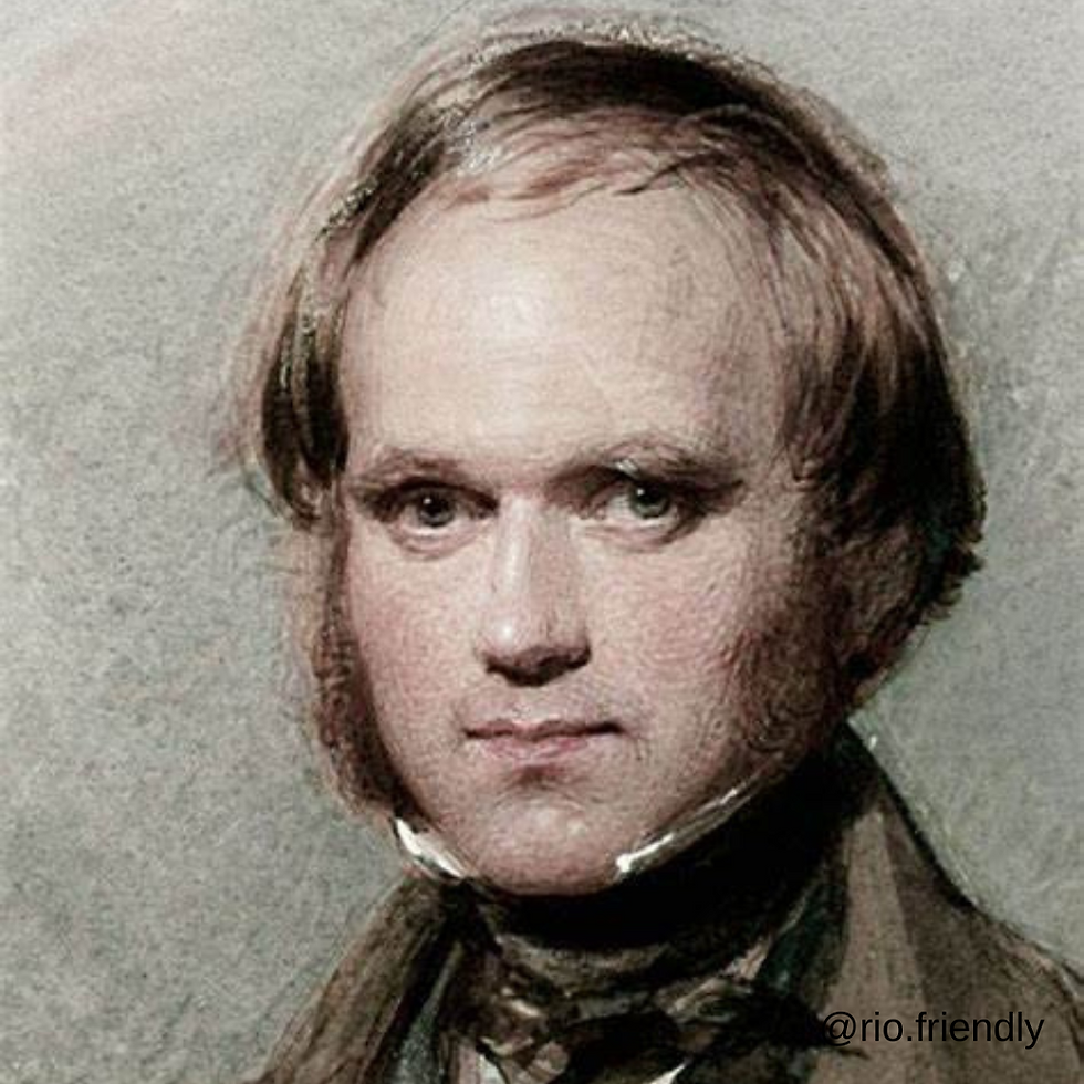 Retrato de Charles Darwin