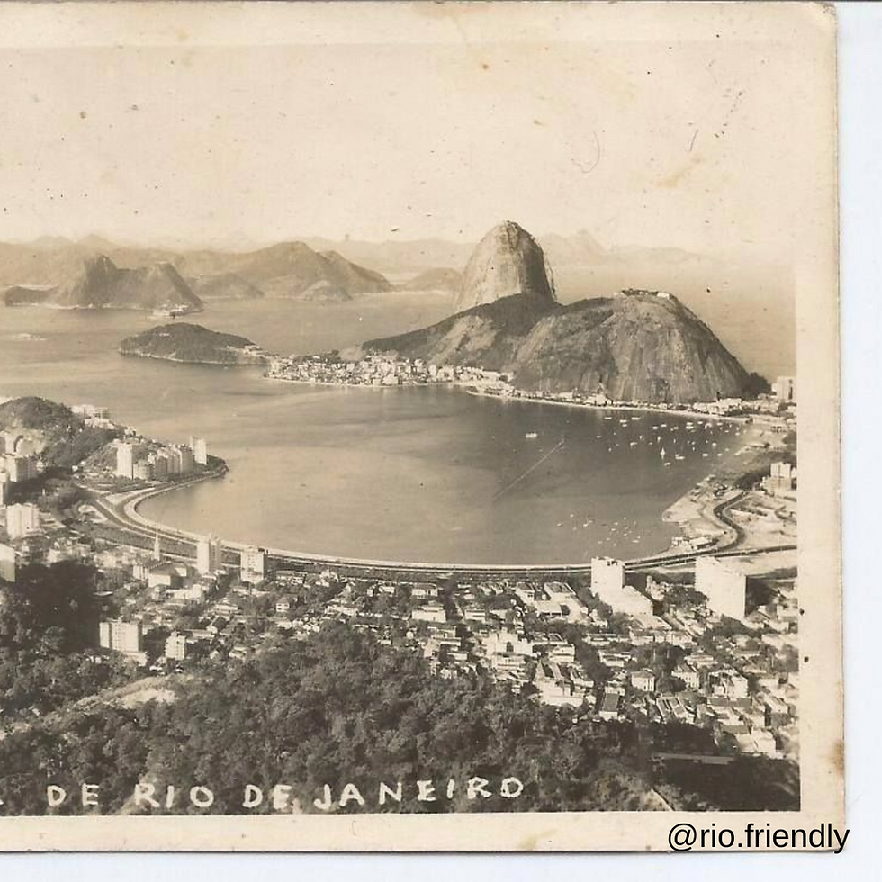 Vista aérea Botafogo antiguo