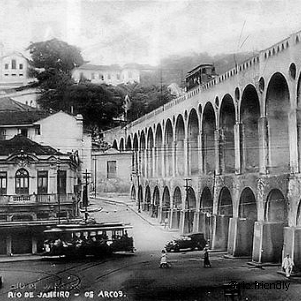Vista de Arcos de Lapa antigua