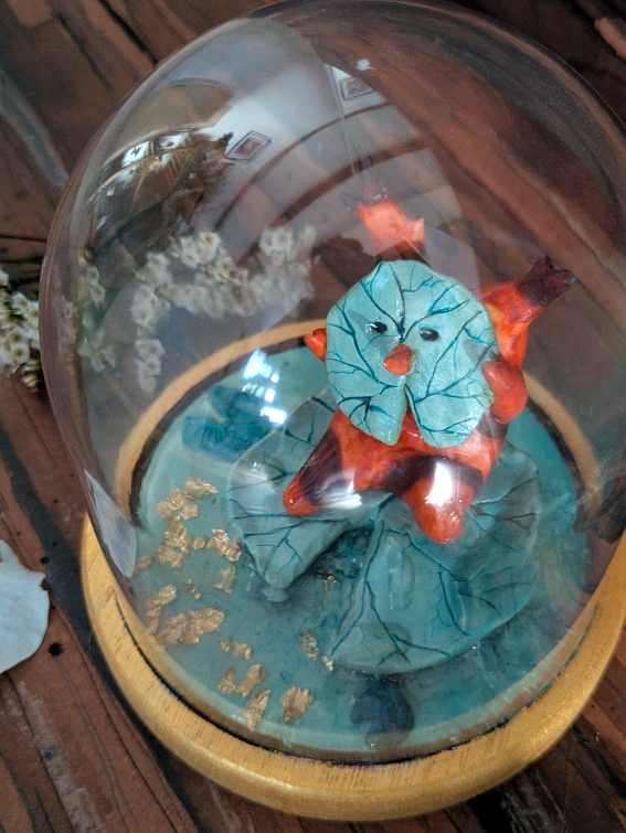 Miniature : figurine artisanale korogu cloche