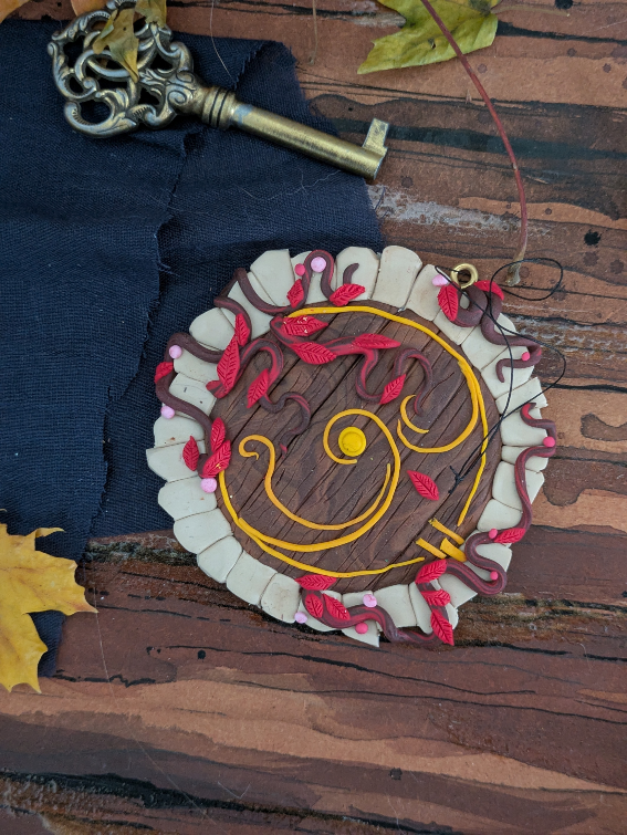 Miniature : porte Hobbit Fantasy à suspendre