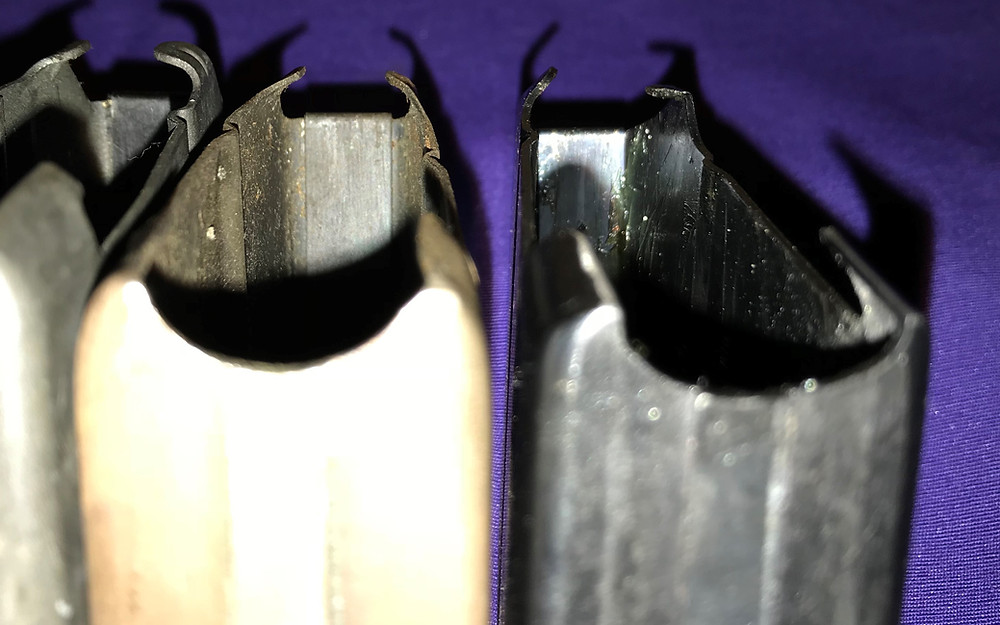 The real South African example shows good length nd form of both front lips. The reprduction has the right length but would beed shape and position tweaking.