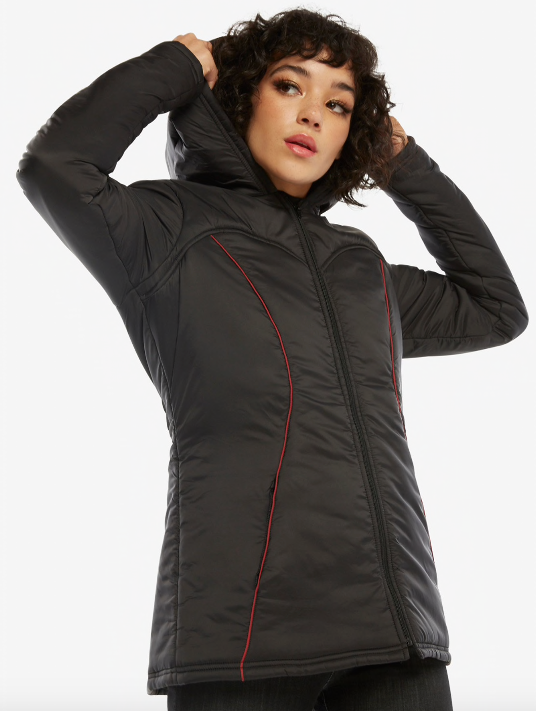 BLACK WIDOW PUFFER JACKET