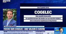 Mathias Pecqueur sur BFM Bourse - Cogelec