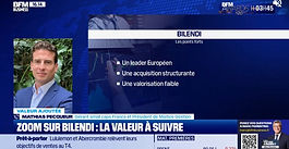 Mathias Pecqueur sur BFM Bourse - Focus sur Bilendi