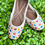 Thumbnail: Phulkari Bloom Hand-Embroidered Juttis