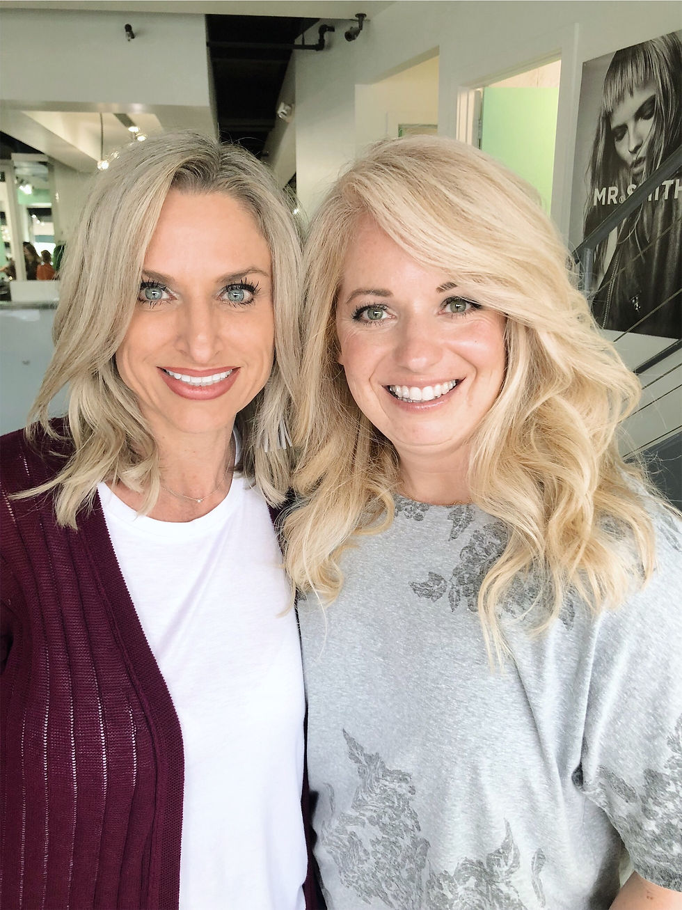 My Waco girls! Both LOVE to be blonde!