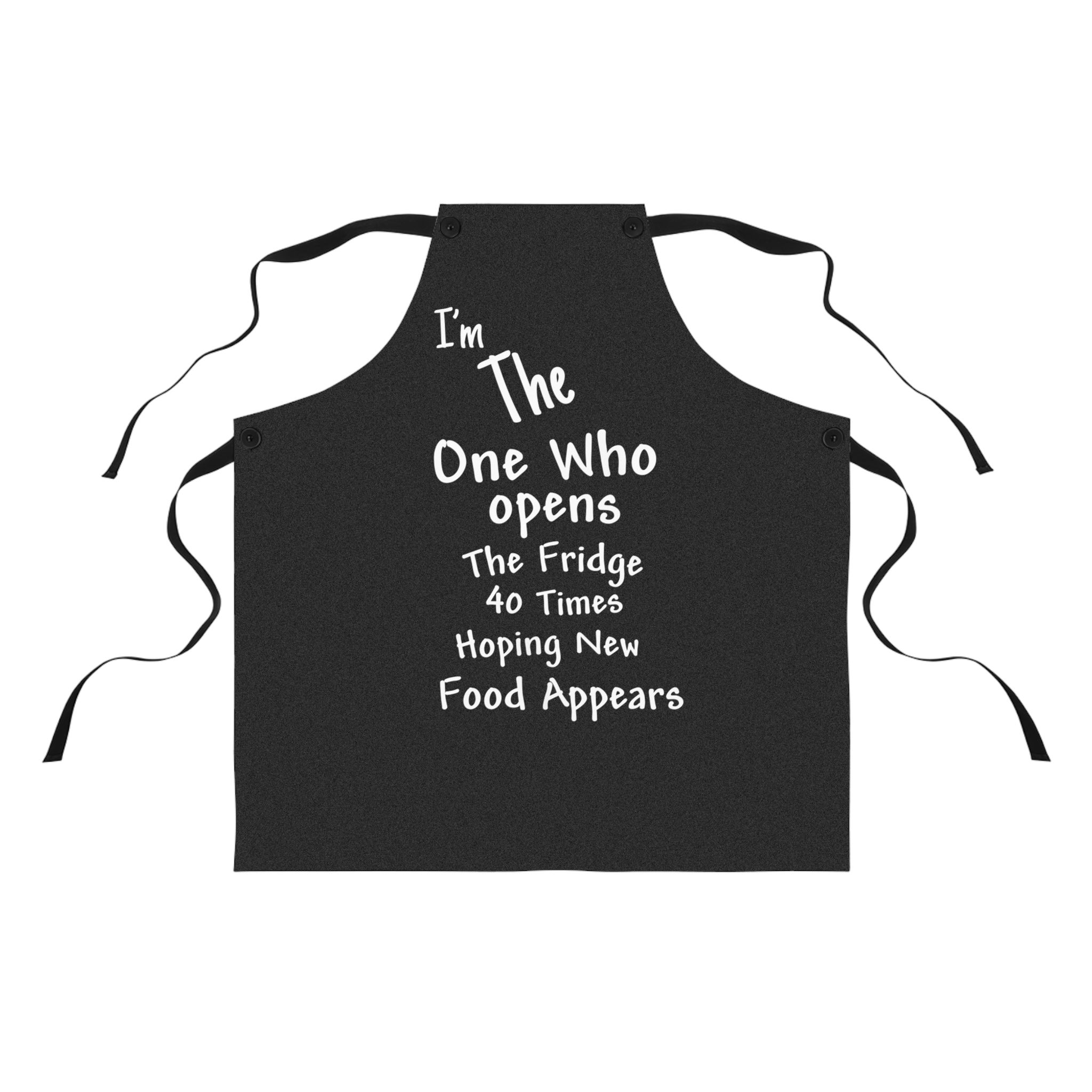 I’m The One Who Opens The Fridge Apron | Funny Kitchen Cooking Apron