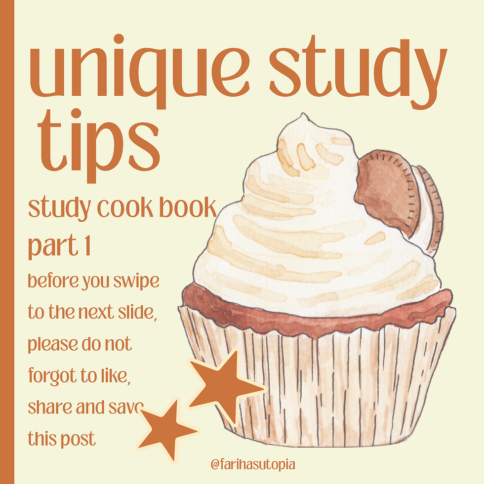 Study Guide: Unique Study tips