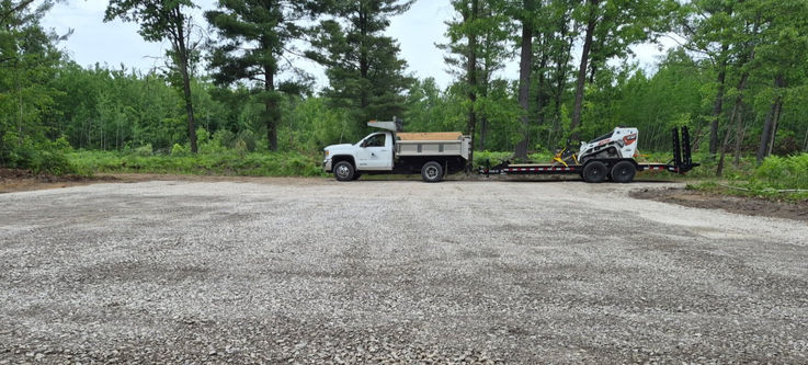 large building pad in Harrison Michigan