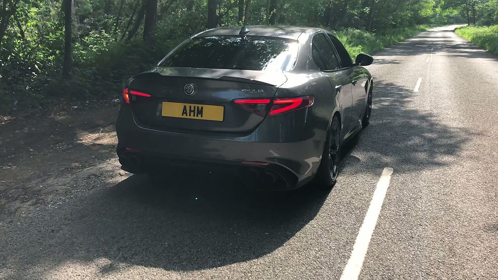 Thumbnail: Giulia Quadrifoglio Cat Back Exhaust System & Exhaust Flap Remote.
